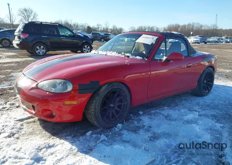 2001 Mazda Mx-5 Miata Ls/Special Edition из США, поврежденный, VIN JM1NB353510204301